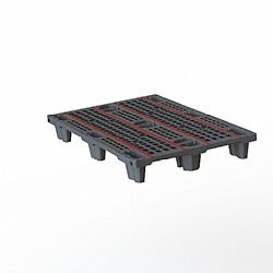 Plastic Pallet 1208DS With Feet and Traverse